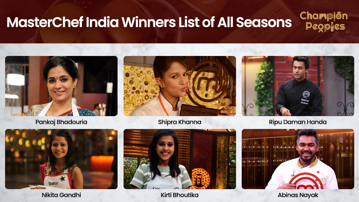 MasterChef India Winners List of All Seasons ChampionPeoples