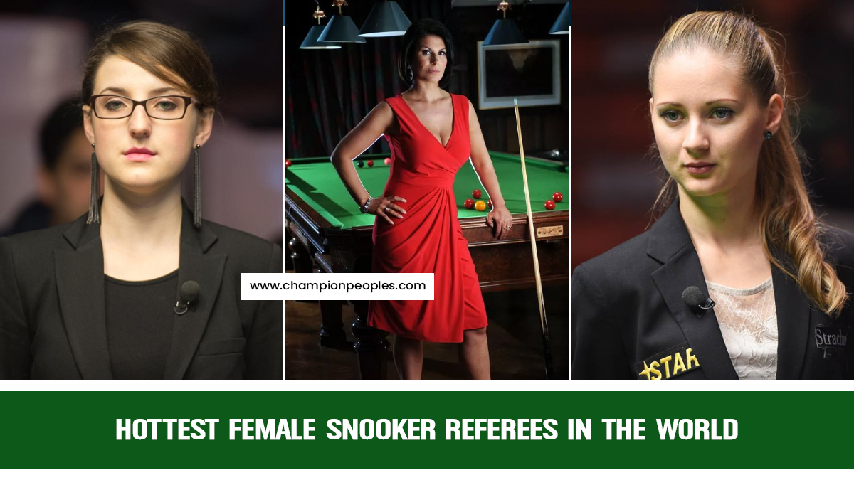 Hottest Female Snooker Referees In The World - ChampionPeoples