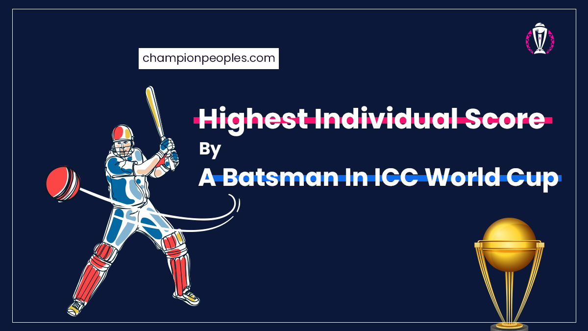 icc cricket world cup highest score batsman