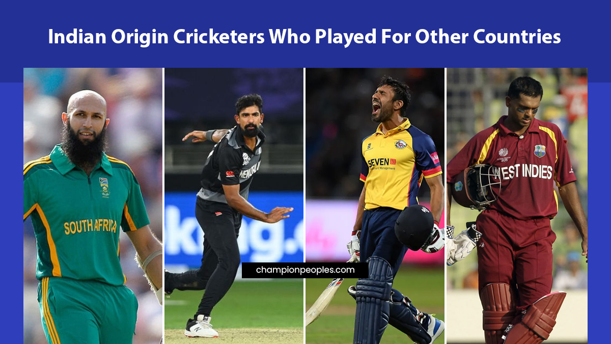 Top 3 Indian Origin Cricketers Who Played for Other Countries