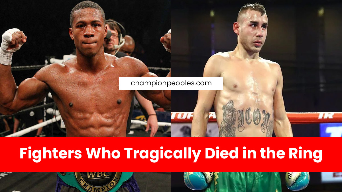 Fighters Who Tragically Died in the Ring ChampionPeoples